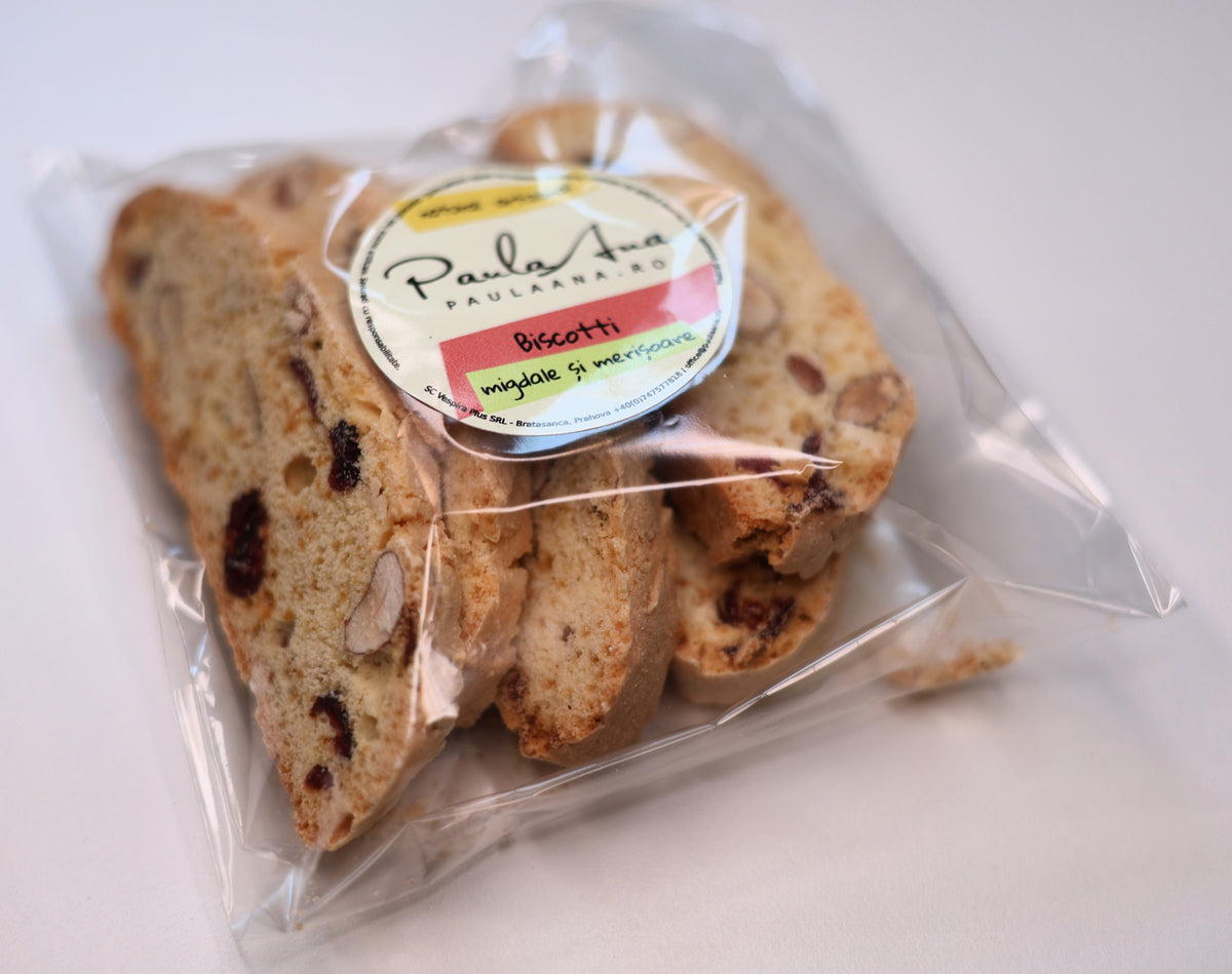 Biscotti cu migdale și merișoare