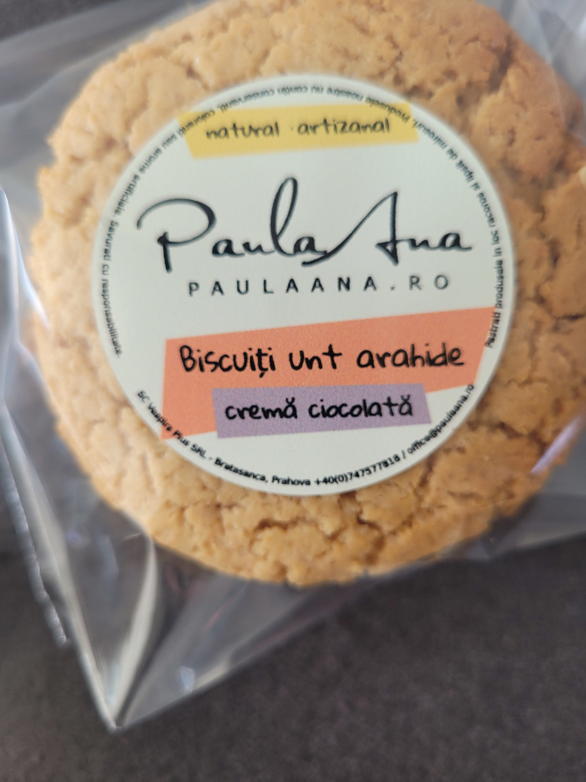 Biscuiți unt de arahide și cremă de ciocolată 100g