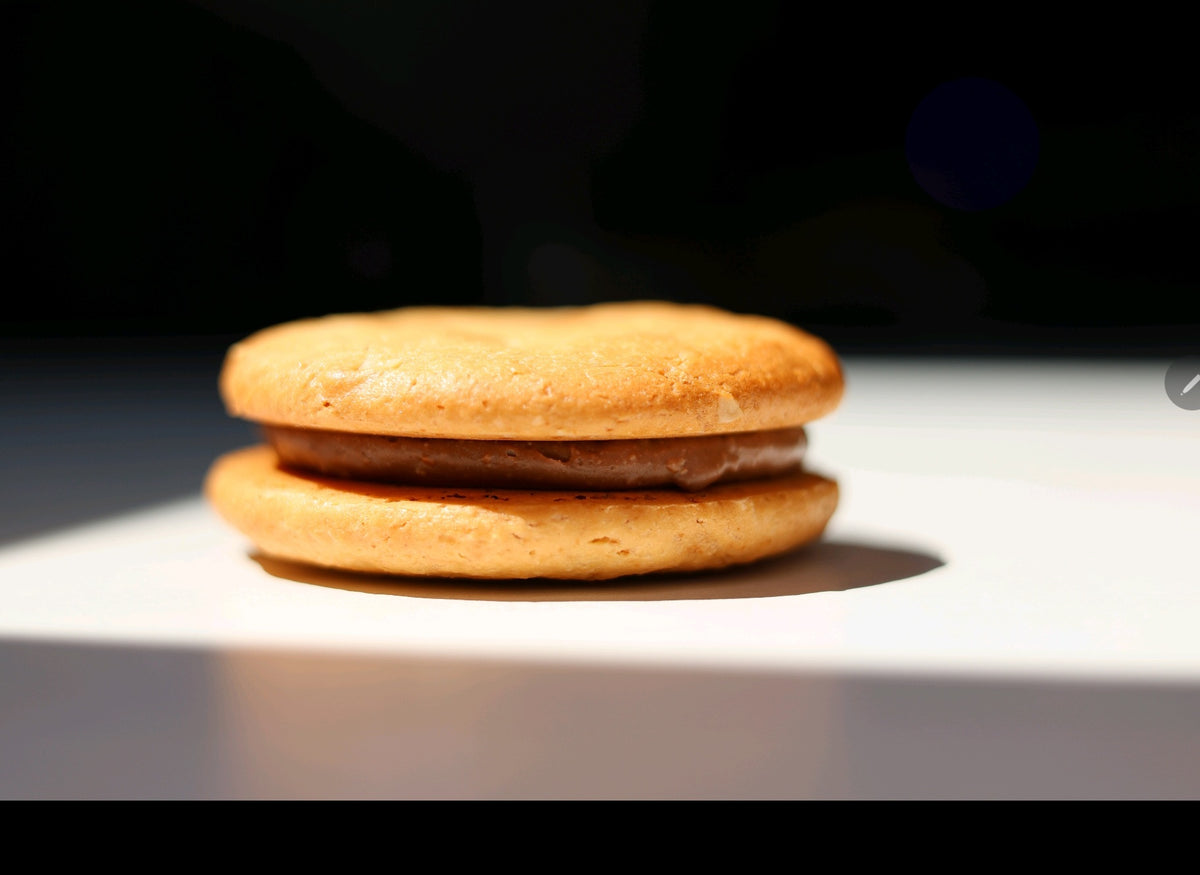 Biscuiți unt de arahide și cremă de ciocolată 100g