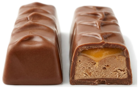 Baton de ciocolată cu unt de arahide și caramel 76g