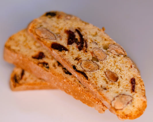 Biscotti cu migdale și merișoare