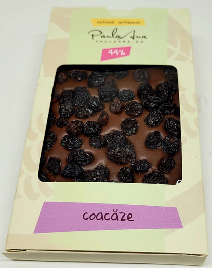 Tabletă de ciocolată cu lapte cu coacăze 120g